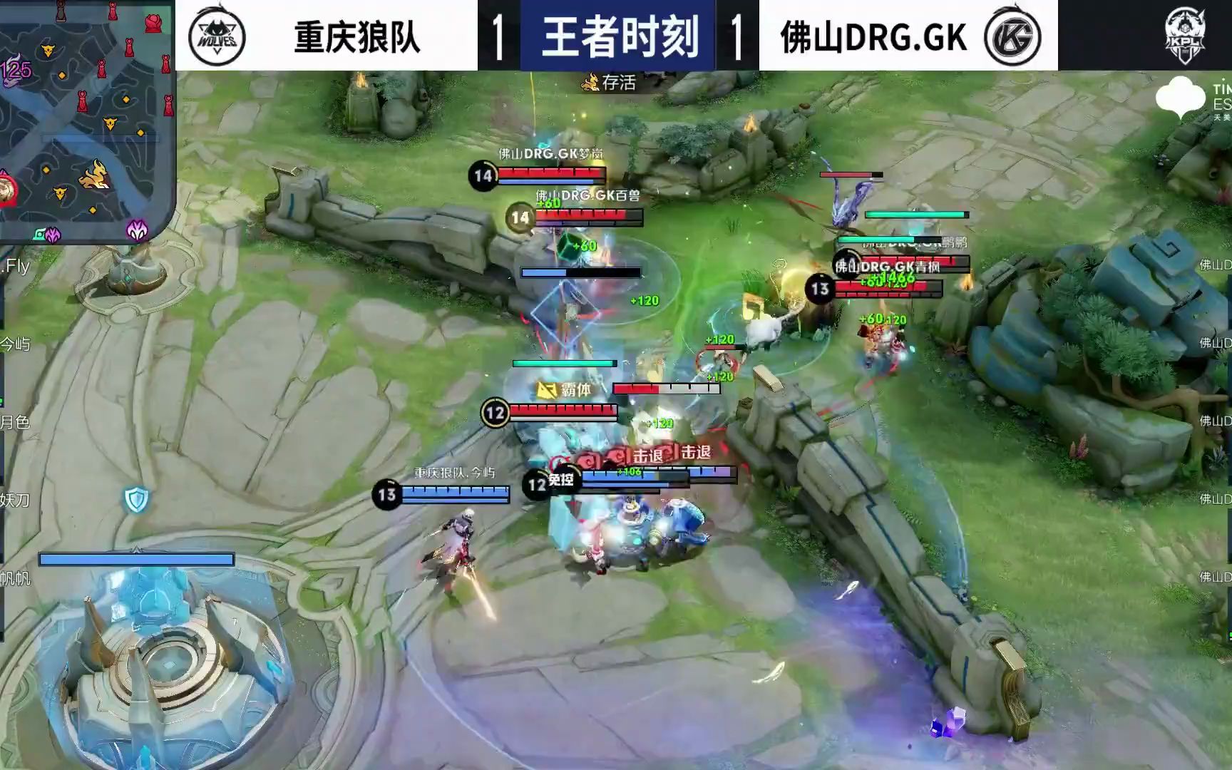 二点包抄